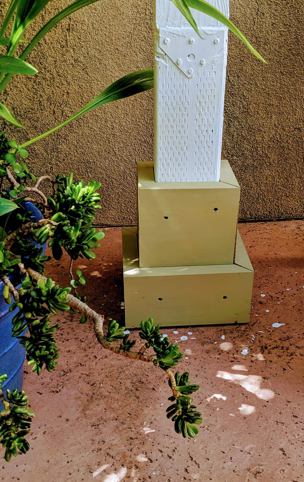 Sign Post Base Rebuild