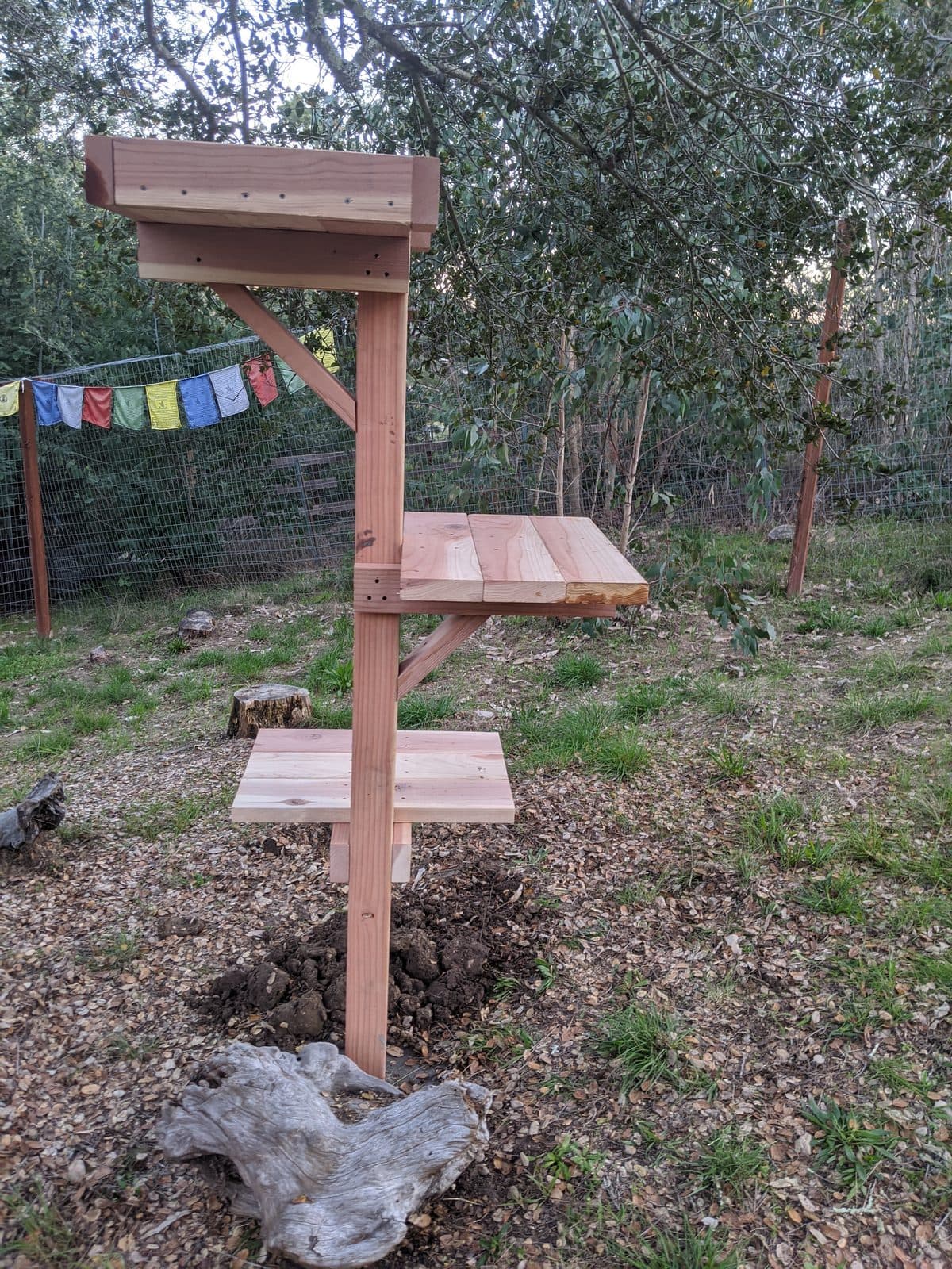 Custom Outdoor Cat Tower