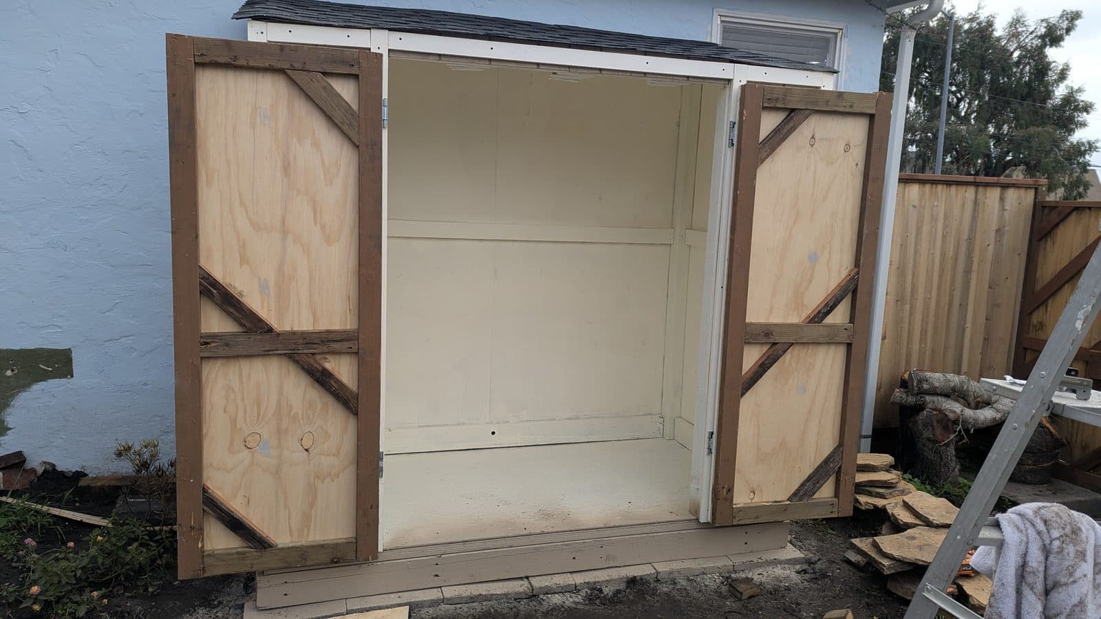 Custom Garden Shed — Interior