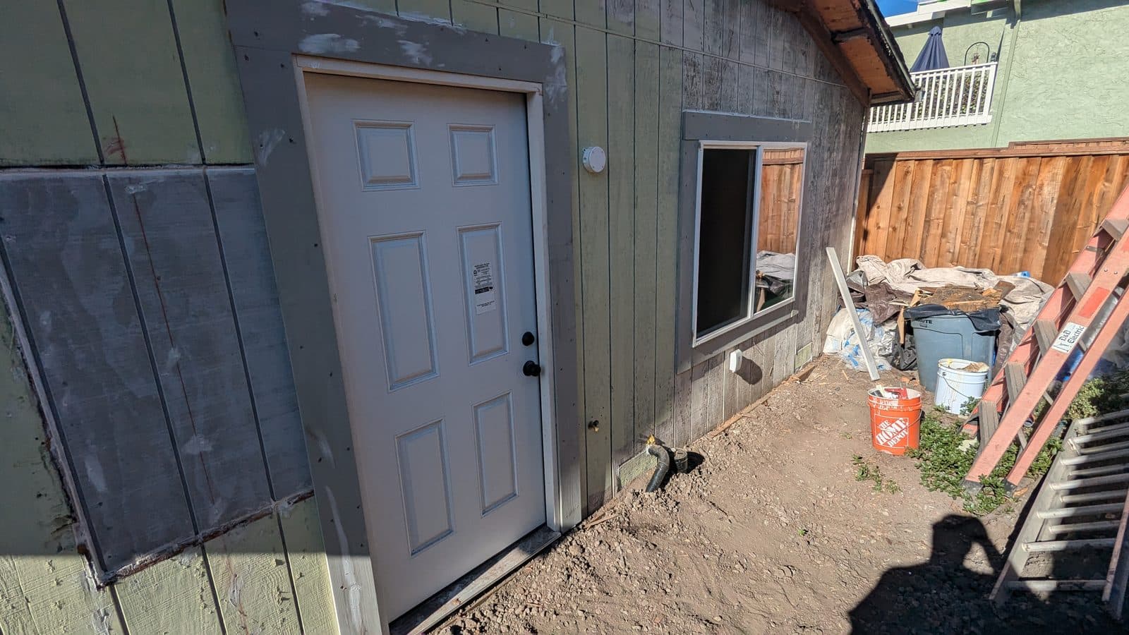 Garage Conversion — Entry Door