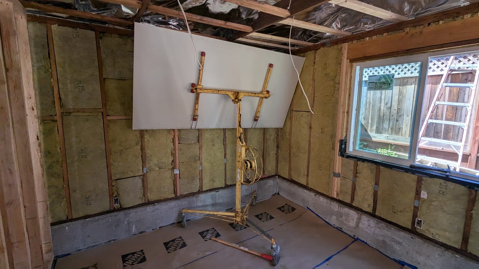 Garage Conversion — Drywall